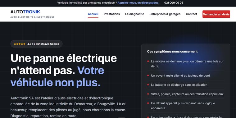 Autotronik, site de démonstration